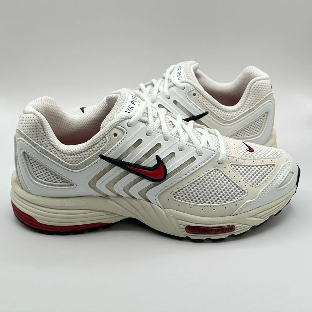 Women's Nike Air Peg 2K5 White/Gym Red-Phantom (FN7153 101) Size 10 - Picture 9 of 12